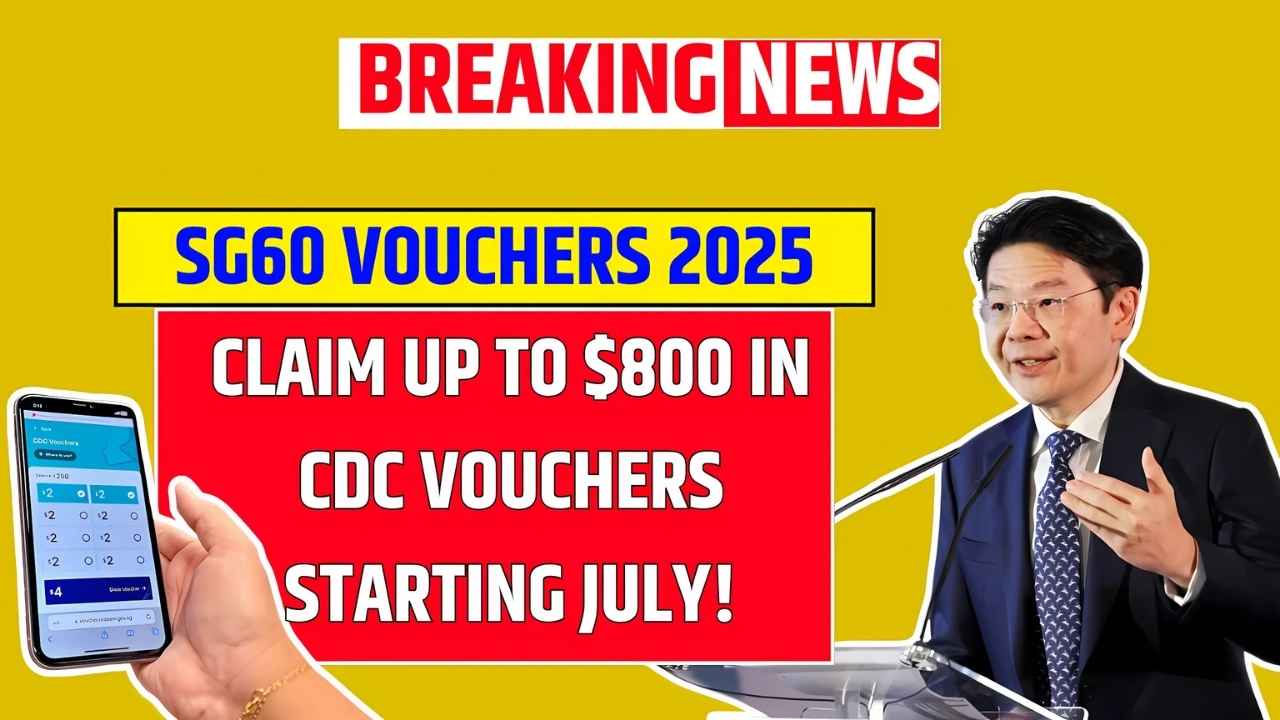 SG60 Vouchers 2025: Claim Up to $800 in CDC Vouchers Starting July!
